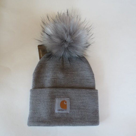 Carhartt Beanie Handmade in USA Pom Cap - Picture 5 of 7